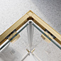 Душевой уголок BelBagno LUCE-A-2-100-C-ORO прозрачное стекло, профиль глянцевое золото