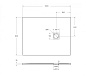 Поддон из искусственного мрамора BelBagno TRAY-MR-UNO-AH-100/80-35-W-CR