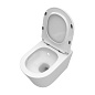 Унитаз подвесной безободковый с сиденьем и смывом ТОРНАДО BelBagno TRE-TOR BB5180CH-TOR/SC