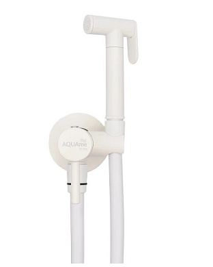 Смеситель с гигиеническим душем AQUAme Minimal AQM6020MW