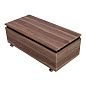 SLIDER Тумба нижняя с одним выкатным ящиком, Орех дымчатый 800x480x315, SLIDER-800-1C-PI-NA-P