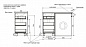 Комплект мебели для ванной комнаты напольный Эстет Dallas Luxe 1200х482, 3 ящика, левосторонний