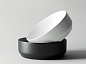Умывальник чаша накладная круглая (цвет Чёрный Матовый) Ceramica Nova Element 355*355*125мм