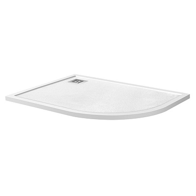 Поддон из искусственного мрамора BelBagno TRAY-MR-UNO-RH-120/80-550-35-W-L-CR