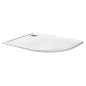 Поддон из искусственного мрамора BelBagno TRAY-MR-UNO-RH-120/80-550-35-W-L-CR