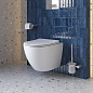 Унитаз подвесной безободковый с сиденьем и смывом ТОРНАДО BelBagno SFERA-TOR BB046CH-TOR/SC