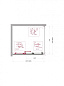Душевой уголок BelBagno UNO-195-AHF-31-90/80-C-Cr