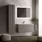Тумба с керамической раковиной подвесная, SANCOS Snob R, 100 см Doha Soft SNR100SM+CN7013