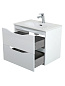 Тумба с керамической раковиной подвесная BelBagno МАРИНА-МИНИ2.0 (Marino-MINI-2.0) 60 Белый матовый, раковина BB-8099-3-60+Marino-MINI-2.0-600-2C-SO-BO-P
