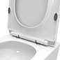 Унитаз подвесной безободковый с сиденьем и смывом ТОРНАДО BelBagno TRE-TOR BB5180CH-TOR/SC