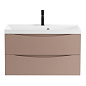 Тумба с раковиной подвесная BelBagno Marino 800, Capucino Lucido, 800x450x500, MARINO-800-2C-SO-CL-P/BB800/450-LV-MR-AST