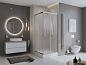 Душевой уголок BELBAGNO UNO-195-A-2-100-CH-CR