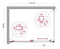 Душевой уголок BelBagno LUCE-AH-1-120/90-P-Cr