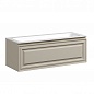 Комплект мебели для ванной комнаты подвесной с двойной раковиной SANCOS Very 120, Beige Soft VR120CE+CN7016