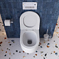Унитаз подвесной безободковый с сиденьем и смывом ТОРНАДО BelBagno SOFT-TOR BB084CH-TOR/SC