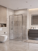 Душевой уголок BelBagno UNO-195-AHF-31-120/80-C-Cr