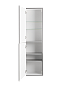 Шкаф подвесной CEZARES  Темно-серый Матовый, ручки серые ECO-CER-N-1500-2A-SC-GSO-P+RS156GR.3/96
