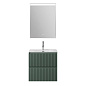 Тумба с раковиной подвесная BelBagno UNO-600-2C-SO-VO Еловый матовый, раковина белая BB-8099-60