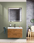 Тумба подвесная с керамической раковиной, Belbagno DUE, 80 см Rovere Nature DUE-800-2C-SO-RN-P+RS006SN.4/160+BB-8076-3-80