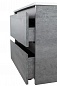 KRAFT База под раковину с двумя выкатными ящиками, Cemento Grigio, 710х460х515, KRAFT-700-2C-SO-CG
