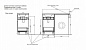 Комплект мебели для ванной комнаты напольный Эстет Dallas Luxe 1150х482, 2 ящика, правосторонний
