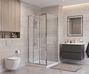 Душевой уголок BelBagno UNO-195-AHF-31-80/90-C-Cr