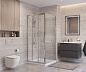 Душевой уголок BelBagno UNO-195-AF-31-100-C-Cr, профиль хром, стекло прозрачное.