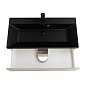 Тумба с раковиной подвесная BelBagno Marino 800, Crema Opaco, 800x450x500, MARINO-800-2C-SO-CO-P/BB800/450-LV-ART-AST-NERO
