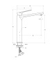 Смеситель для раковины высокий CEZARES COMFORT-LC-01-W0
