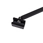 Душевая перегородка CEZARES LIBERTA-L-1-TB-90-GR-NERO