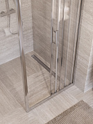 Душевой уголок BelBagno UNO-195-AHF-31-90/100-C-Cr