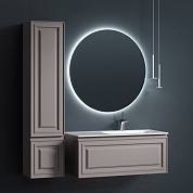 Комплект мебели для ванной комнаты подвесной правосторонний SANCOS Very 100, Doha Soft VR100RSM+CN7015
