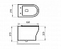 Унитаз подвесной  безободковый с сиденьем BELBAGNO ACQUA BB340CHR/BB2020SC