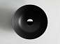 Умывальник чаша накладная круглая (цвет Чёрный Матовый) Ceramica Nova Element 358*358*155мм