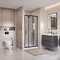 Душевая дверь BelBagno UNO-195-BF-3-100-C-NERO