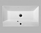 Тумба с раковиной из искусственного мрамора для ванной комнаты BelBagno Marino 90см Nero Lucido