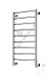 Полотенцесушитель электрический Terminus Виктория хром 95x53,2см (СКРЫТАЯ ПРОВОДКА)
