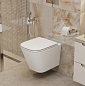 Унитаз подвесной безободковый с сиденьем и смывом ТОРНАДО BelBagno ARDENTE-R BB520CH-TOR/SC