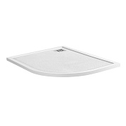 Поддон из искусственного мрамора BelBagno TRAY-MR-UNO-RH-120/90-550-35-W-L-CR