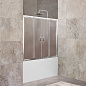 Душевая шторка на ванну BELBAGNO UNIQUE-VF-2-150/180-140-P-Cr