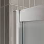 Душевая шторка на ванну BelBagno LUCE-VF-11-90/145-P-Cr