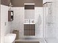 Тумба с раковиной подвесная BelBagno UNO-MINI-800-2C-SO-СO Бежевый матовый, раковина белая BB-8099-3-80