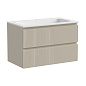 Snob T База под раковину подвесная с двумя выкатными ящиками, 790х445х500 Beige Soft SNT80CE