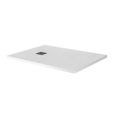 Поддон из искусственного мрамора BelBagno TRAY-MR-UNO-AH-100/80-35-W-NO
