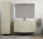 Тумба с раковиной из искусственного мрамора для ванной комнаты Cezares Eden 91 см Grigio natura