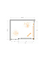 Душевой уголок CEZARES LUX-AH-FS-11-110/90-C-CR