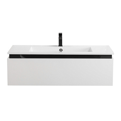 SLIDER База под раковину подвесная с одним выкатным ящиком, Bianco Opaco 996x476x299, SLIDER-1000-1C-SO-BO