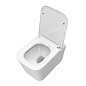 Унитаз подвесной безободковый с сиденьем и смывом ТОРНАДО BelBagno DUE-TOR BB5171CH-TOR/SC