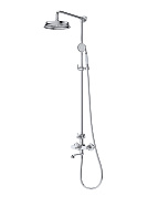 Душевая стойка со смесителем и изливом CEZARES LIBERTY-F-CVD-01, хром