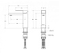 Смеситель для раковины CEZARES SLIDER-LS-GM